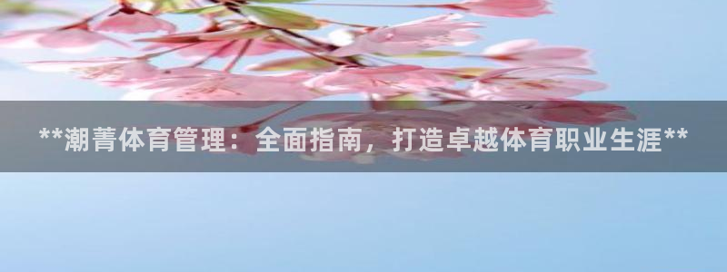 氵必一一厂一：**潮菁体育管理：全面指南，打造卓越体育职业生
