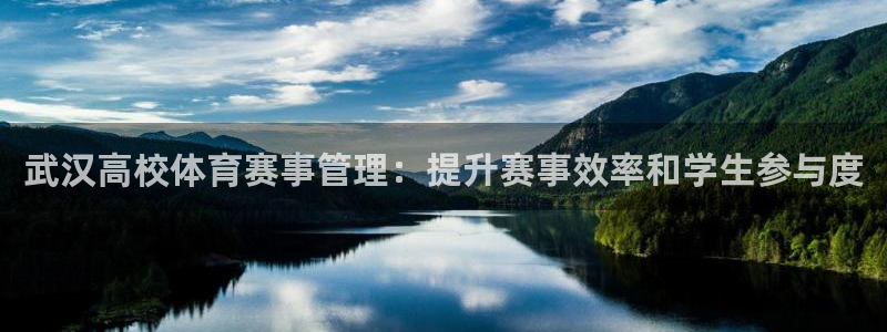 必一体育游戏特色：武汉高校体育赛事管理：提升赛事效率和学生参