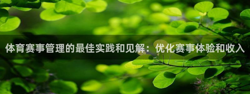 必一体育：体育赛事管