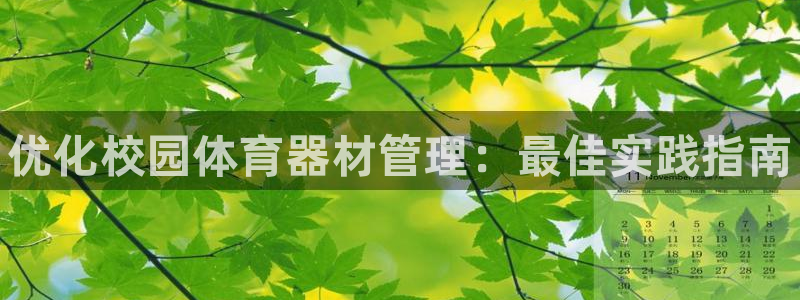 必一运动体：优化校园